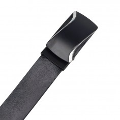 Ζώνη Δερμάτινη Μαύρη Z1 2