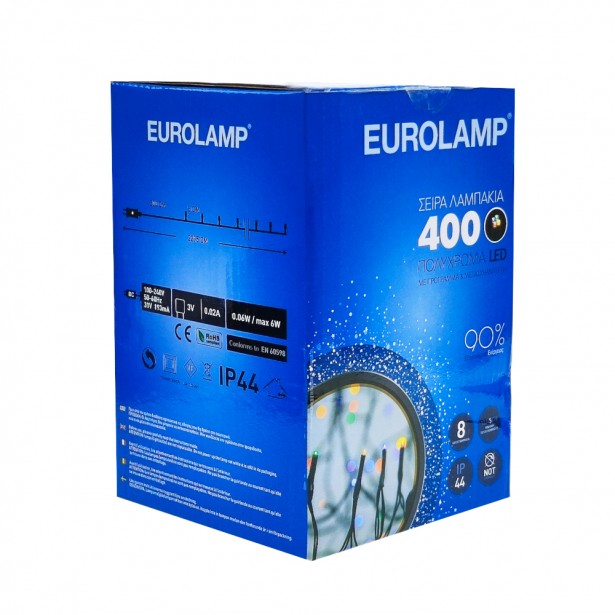 Λαμπάκια 400 Opal Πολύχρωμα Led με Πρόγραμμα...