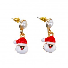 Σκουλαρίκια Κρεμαστά Χριστουγεννιάτικα Άγιος Βασίλης 2