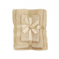 Σετ 3τμχ Πετσέτες Μπάνιου Μονόχρωμες Sidirela 2