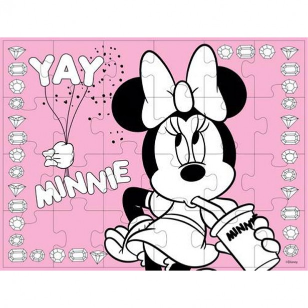 Παζλ Χρωματισμού 4 σε 1 Minnie Mouse Luna 562087