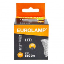 Λάμπα LED Θερμό Λευκό GU10 Eurolamp 180-77822 7W