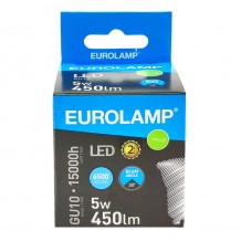 Λάμπα LED Ψυχρό Λευκό GU10 Eurolamp 180-77810 5W