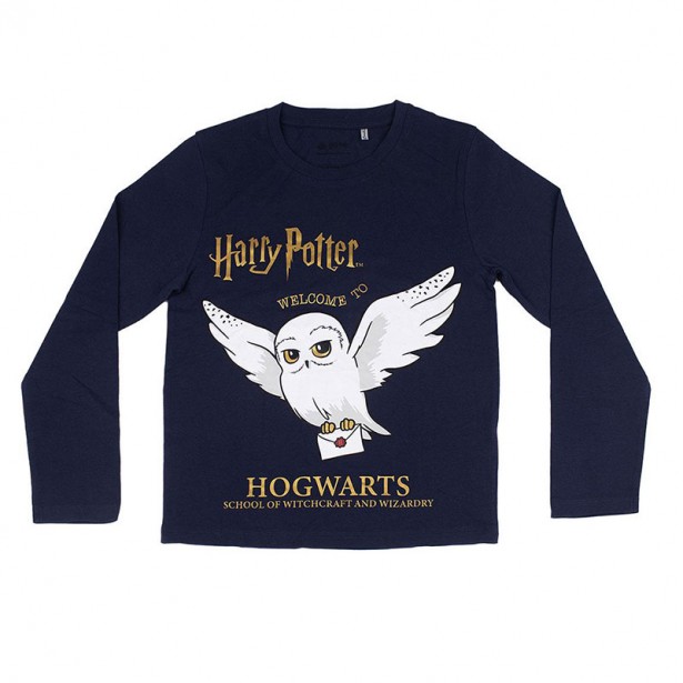 Πιτζάμα Παιδική Βαμβακερή Hedwig Harry Potter...