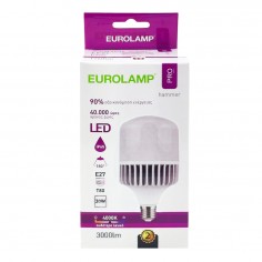 Λάμπα LED Φυσικό Λευκό T80 E27 Eurolamp 147-76540 30W 2