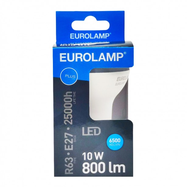 Λάμπα LED Ψυχρό Λευκό R63 Ε27 Eurolamp...