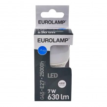 Λάμπα LED Φυσικό Λευκό G45 Ε27 Eurolamp 147-77335 7W