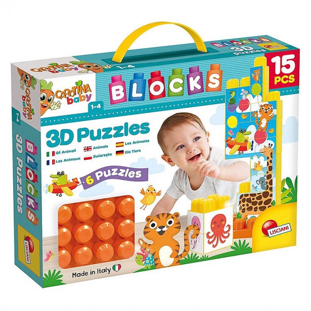 Τουβλάκια Baby Blocks Το Δάσος Carotina Baby Lisciani Giochi