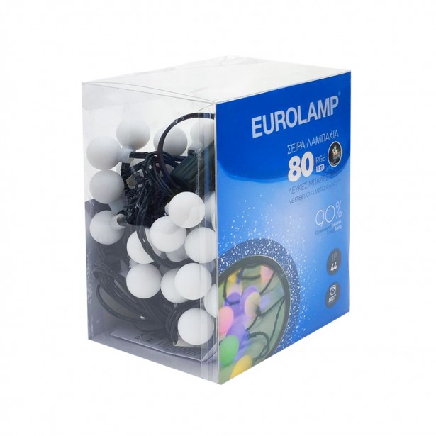 Λαμπάκια 80 Πολύχρωμα Led RGB Eurolamp...