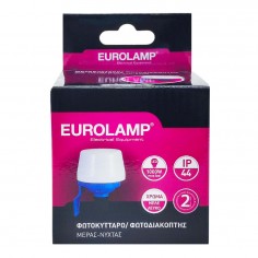 Φωτοκύτταρο - Φωτοδιακόπτης Μέρας - Νύχτας LED Eurolamp 147-02008 IP44 1000W 2