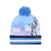 Σετ 2τμχ Σκουφάκι με Pom Pom & Γάντια Frozen II Disney Cerda 7928