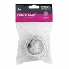 Καλώδιο Κεραίας Αρσενικό σε Θηλυκό Eurolamp 147-13127 3m 2