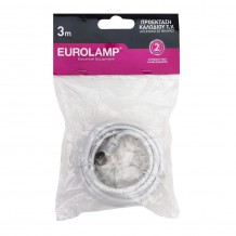 Καλώδιο Κεραίας Αρσενικό σε Θηλυκό Eurolamp 147-13127 3m