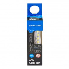 Λάμπα LED Ψυχρό Λευκό G9 Eurolamp 147-77627 6W 2
