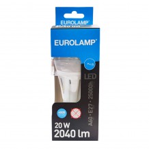 Λάμπα LED Ψυχρό Λευκό Α60 E27 Eurolamp 147-77006 20W