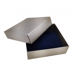 Κουτί Δώρου Χρυσό 12x12x3,5cm 2