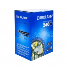 Λαμπάκια 240 Θερμό Λευκό Led με Πρόγραμμα Eurolamp 600-11531 3,6W