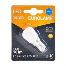 Λάμπα Ψυγείου LED Θερμό Λευκό T22 E14 Eurolamp 147-82820 1,5W