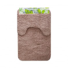 Σετ 2τμχ Πατάκια Μπάνιου & Λεκάνης Soft 2