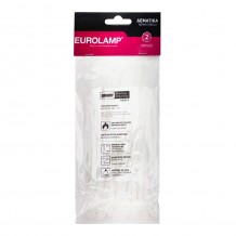 Σετ 100τμχ Δεματικά Καλωδίων Λευκά Eurolamp 147-54006 150x3,6mm