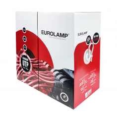 Καλώδιο Δικτύου UTP CAT-6E Εurolamp 147-13105 4x2x0,574mm σε Καρούλι 305m 2