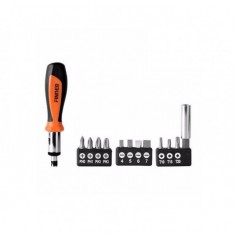 Σετ 13τμχ Κατσαβίδι Καστάνιας με Μύτες Finder 193233 2