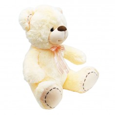 Λούτρινο Αρκουδάκι Μπεζ Amek Toys 50cm 2