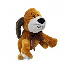 Λούτρινος Σκύλος με Κορδέλα Amek Toys 23cm 2