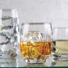 Σετ 6τμχ Ποτήρια Ποτού Χαμηλά Γυάλινα Στρογγυλά Uniglass 200ml 2
