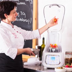 Μπλέντερ Υψηλής Ταχύτητας Λευκό Sam Cook PSC-40/W 1680W 2