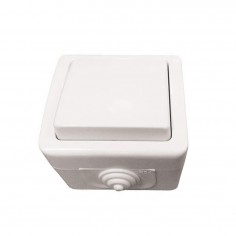 Διακόπτης Μονός Εξωτερικός IP54 Eurolamp 147-12210 2