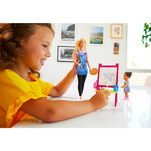 Κούκλα Barbie Δασκάλα Ζωγραφικής Mattel GJM29
