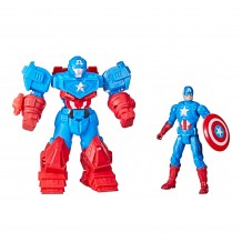 Φιγούρα Captain America με Μηχανική Στολή & Αξεσουάρ Hasbro