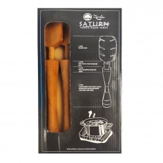 Σετ 4τμχ Εργαλεία Μαγειρικής Ξύλινα Zembu Saturn 2