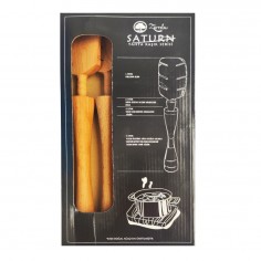 Σετ 4τμχ Εργαλεία Μαγειρικής Ξύλινα Zembu Saturn 2