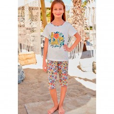 Σετ 2τμχ Μπλούζα με Μακρύ Σορτσάκι για Κορίτσια Berrak 5596 2