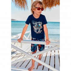 Σετ 2τμχ Μπλούζα με Σορτσάκι για Αγόρια Berrak 5395 2