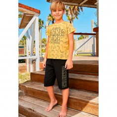 Σετ 2τμχ Μπλούζα με Μακρύ Σορτσάκι για Αγόρια Berrak 5396 2