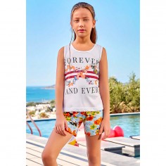 Σετ 2τμχ Μπλούζα με Σορτσάκι για Κορίτσια Berrak 5560 2