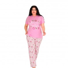 Πιτζάμα Γυναικεία Καλοκαιρινή Believe in Yourself Berland 3339 2