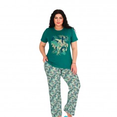 Πιτζάμα Γυναικεία Καλοκαιρινή Jungle Style Berland 3347 2