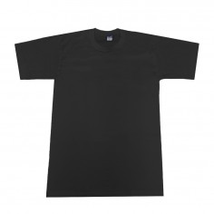 Φανέλα Ανδρική Βαμβακερή Κοντομάνικη με Στρογγυλό Λαιμό Μαύρη Berrak 1005 2