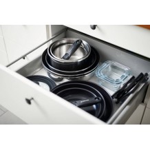 Σετ 3τμχ Κατσαρόλες με Αποσπώμενη Λαβή Gerlach Smart Steel NK996