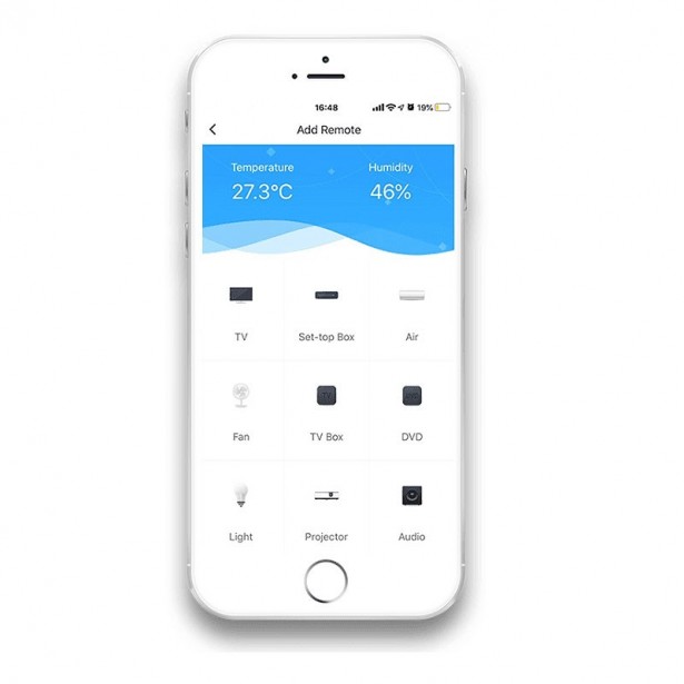 Smart Arena WiFi IR Τηλεχειριστήριο με Αισθητήρες Θερμοκρασίας & Υγρασίας