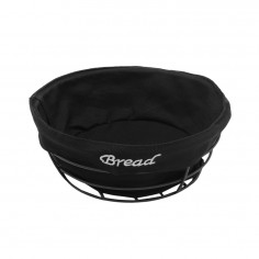 Ψωμιέρα Υφασμάτινη Στρογγυλή με Μεταλλική Βάση Varan 2