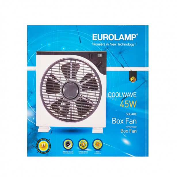 Ανεμιστήρας Δαπέδου Τετράγωνος Box Fan Eurolamp...