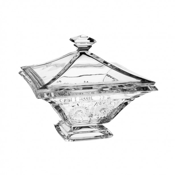 Φοντανιέρα Κρυστάλλινη με Καπάκι Crystal Bohemia Prince 230-109 15,5cm