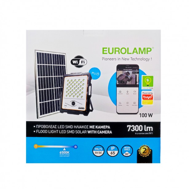 Προβολέας Ηλιακός Εξωτερικού Χώρου Led SMD με...