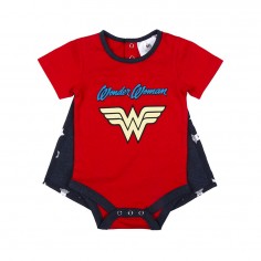Σετ 4τμχ Φορμάκι με Καλτσάκια & Σαλιάρα Wonder Woman DC 3-6 Μηνών Cerda 0006 74cm 2