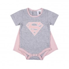 Σετ 4τμχ Φορμάκι με Καλτσάκια & Σαλιάρα Supergirl DC 3-6 Μηνών Cerda 0007 74cm 2